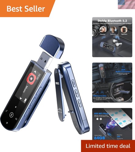 Lettore mp3 portatile 64gb con - mp3,